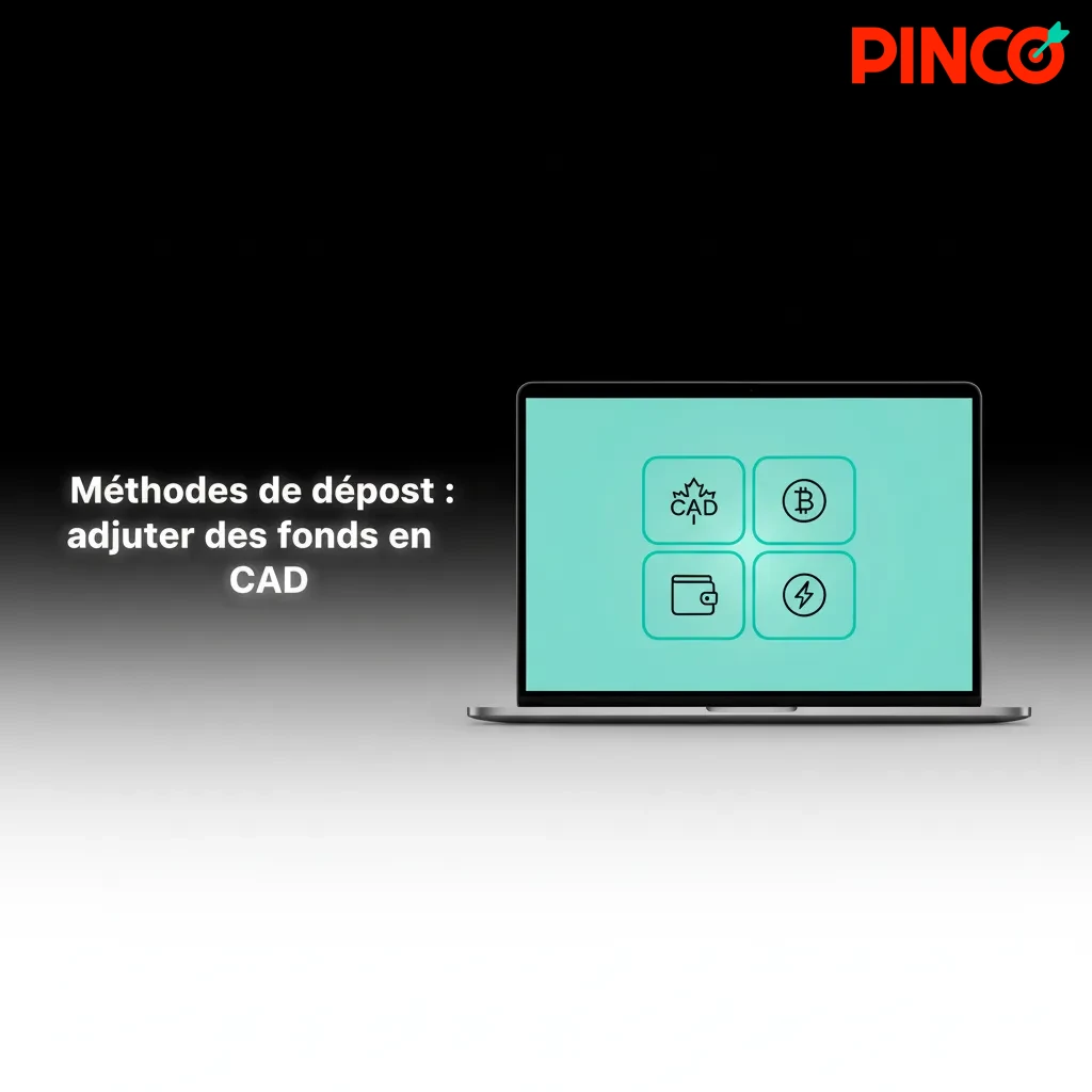 Méthodes de dépôt au Canada (CAD): Interac, Visa/Mastercard, portefeuille électronique, virement, étapes sécurisées.