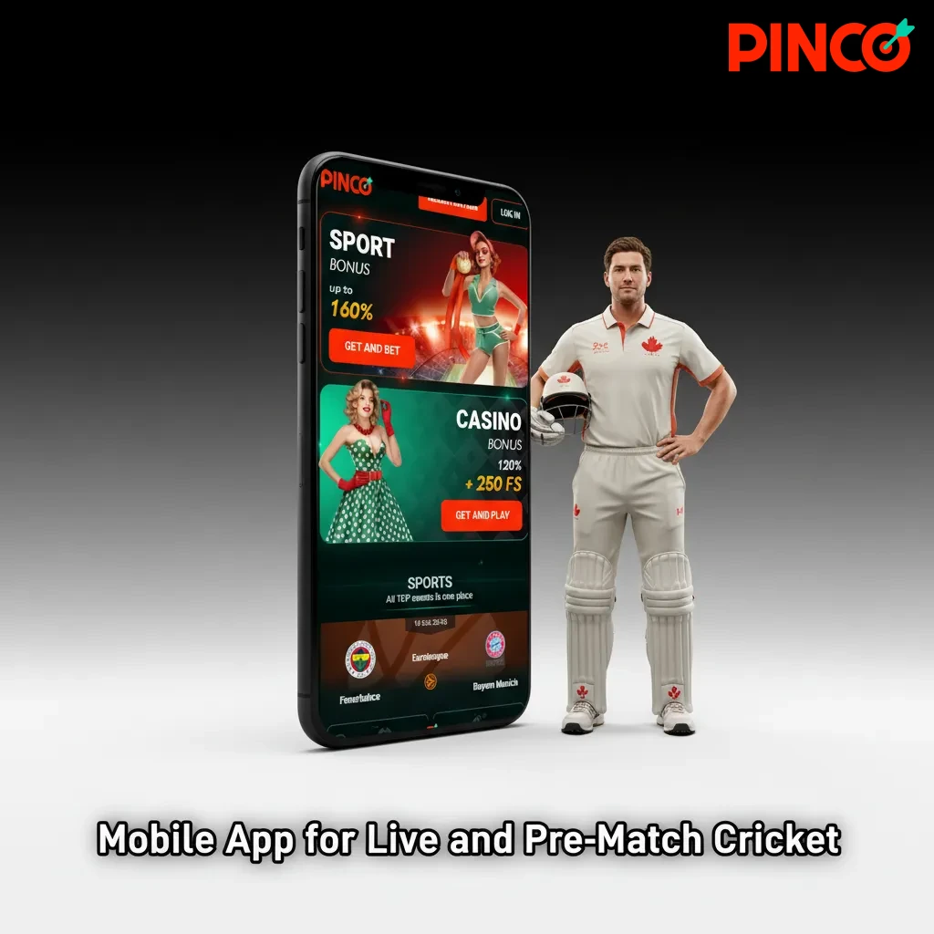 Mobile app screen shows live and pre‑match cricket odds, betslip, cash out, alerts, and biometric login.