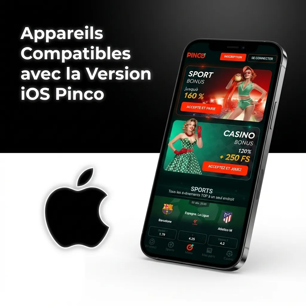 Application web Pinco compatible avec iPhone 12-15, SE 2022, iPad Air, Pro et Mini fonctionnant sous iOS 11.0+