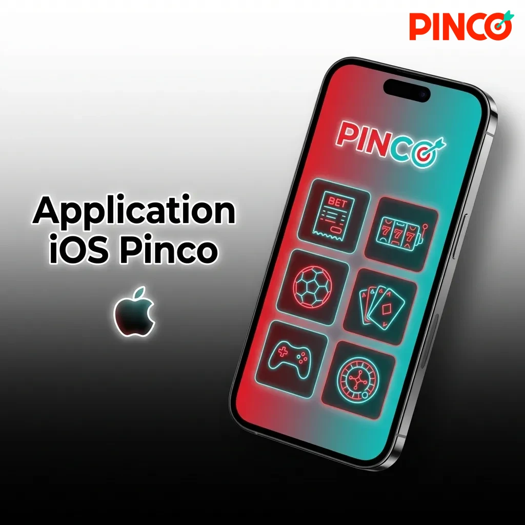 Application Pinco pour iPhone et iPad avec interface de jeu mobile sur écran iOS