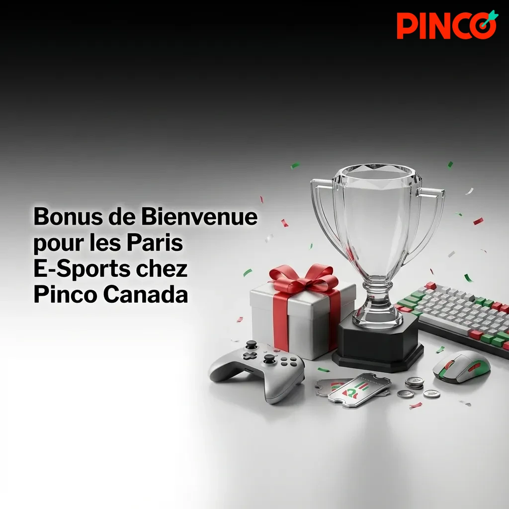 Pinco Canada welcome bonus offer for e-sports betting showing 160% match up to $7,500 CAD for new members