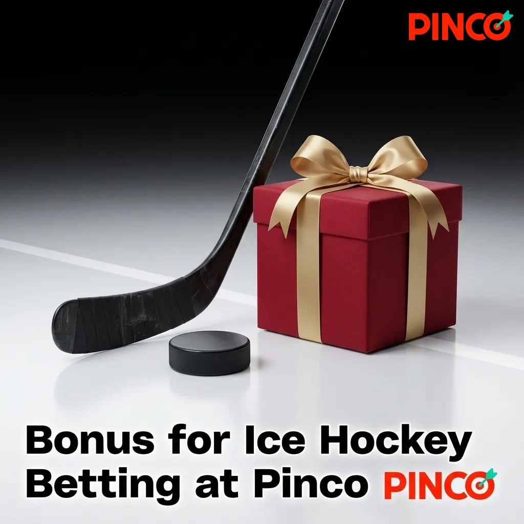 Pinco sportsbook welcome bonus offer showing 100% match up to $1,500 for new users betting on ice hockey events