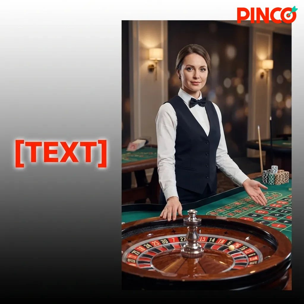 Live casino at Pinco featuring real dealers streaming HD games including roulette, blackjack, baccarat, and poker variants
