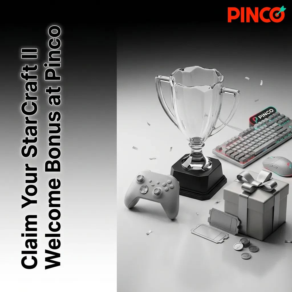 New players at Pinco choosing between casino or sports betting welcome bonuses for StarCraft II wagering