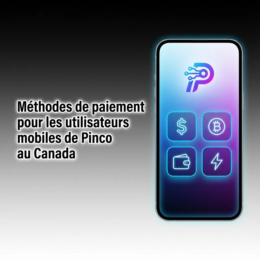 Mobile payment options for Pinco Canada users including Interac, Gigadat, Visa, and Mastercard with transaction details