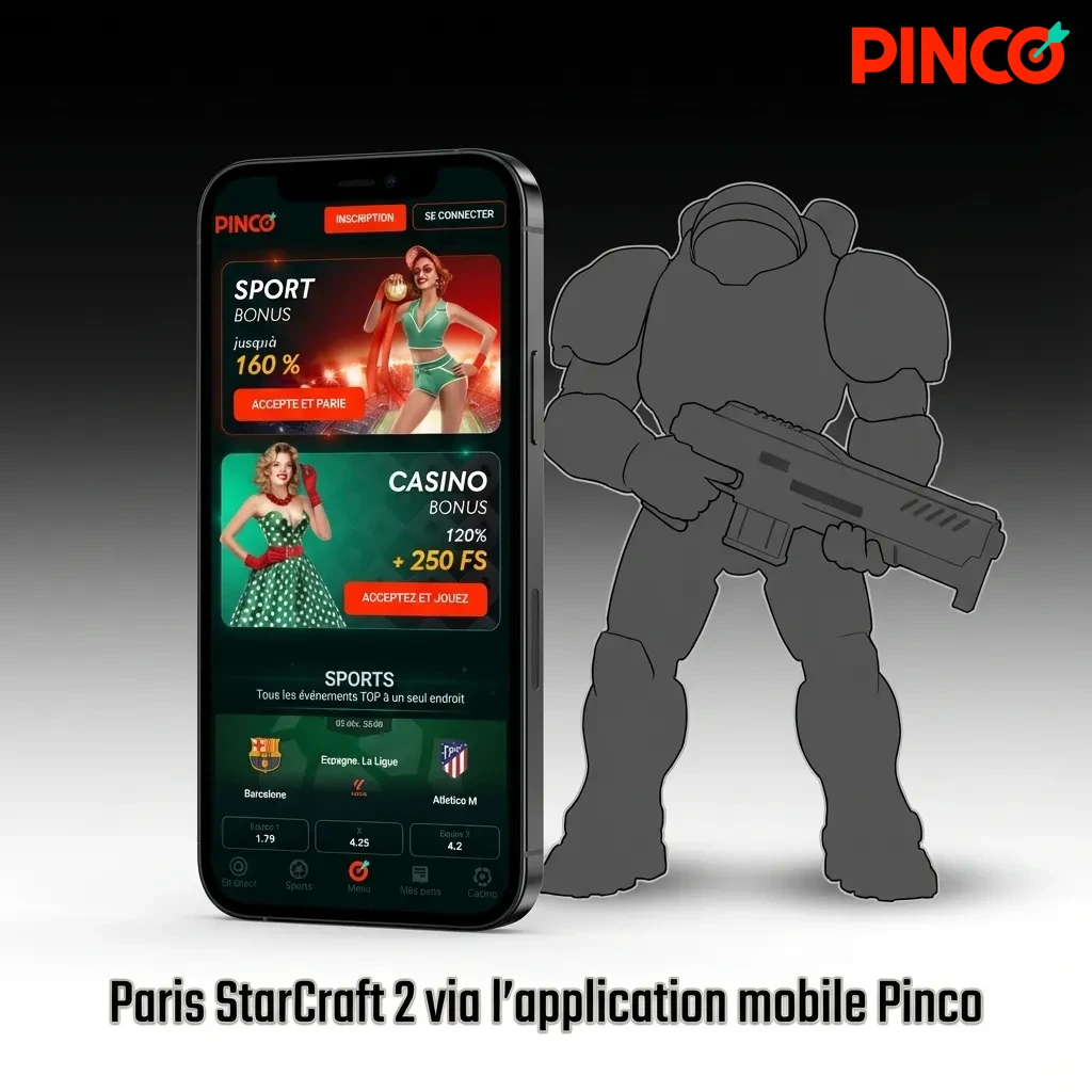 Mobile betting app interface showing StarCraft 2 esports options with real-time notifications and match selections