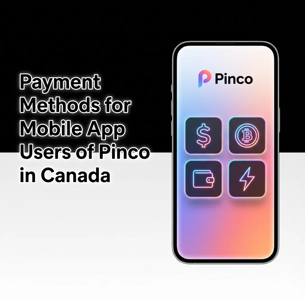 Pinco mobile app payment methods for Canadian users including Interac, cards, crypto, and e-wallets with deposit limits