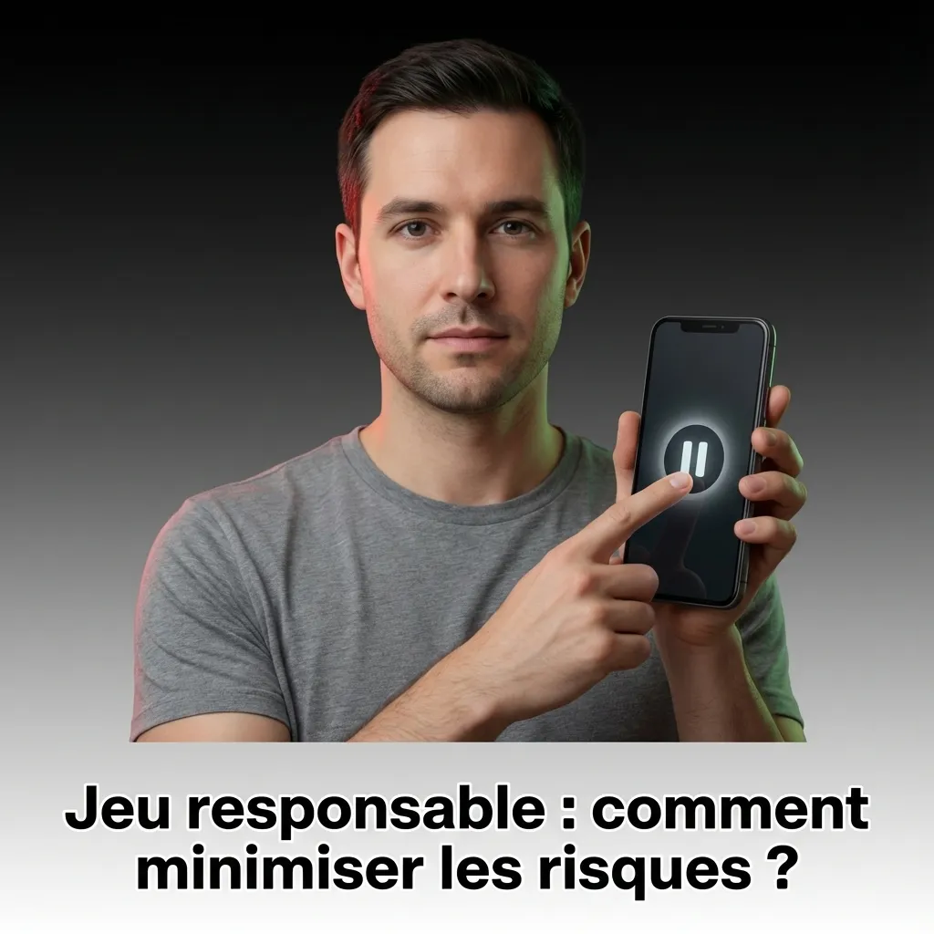 Person setting budget limits on casino account to practice responsible gambling and minimize financial risks