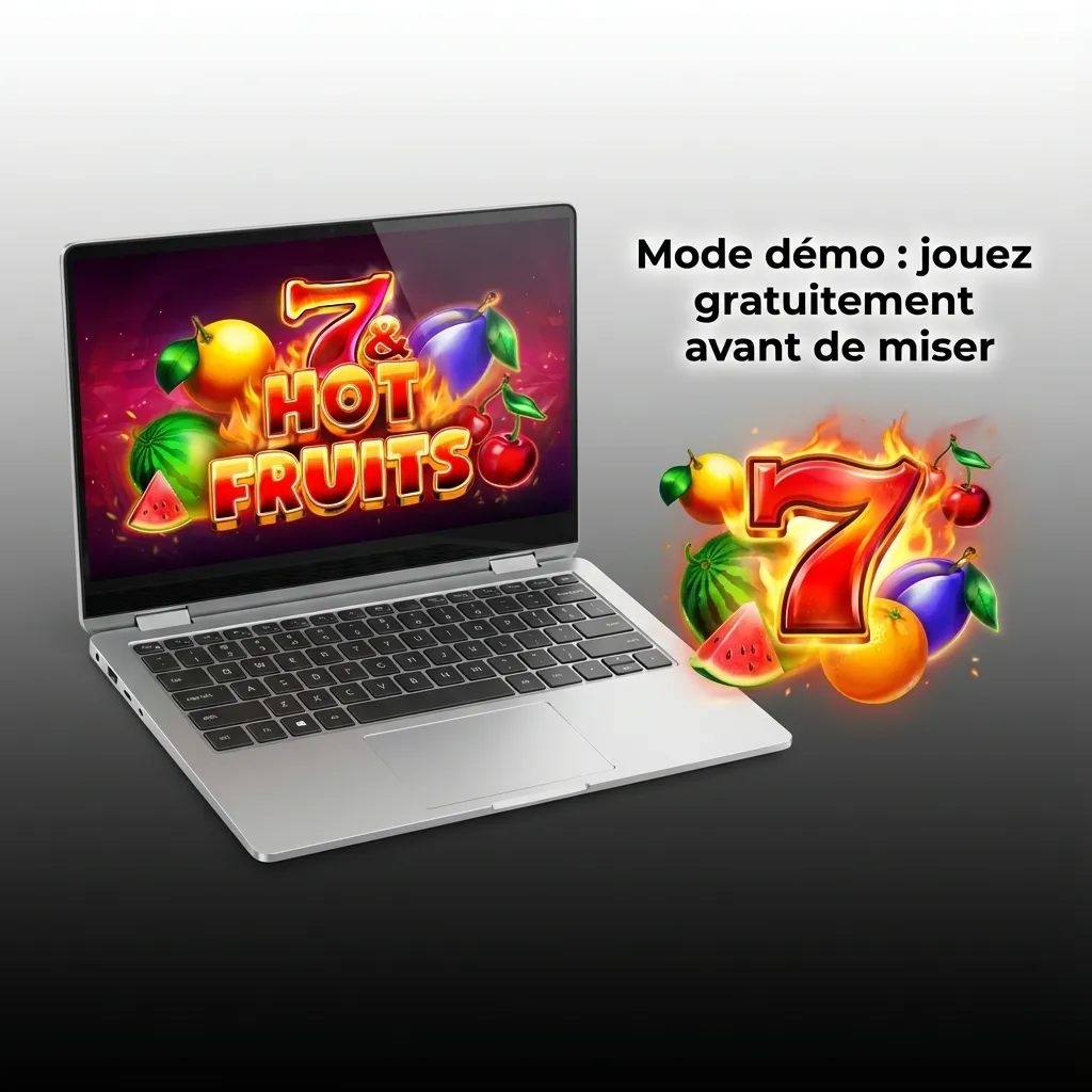 Joueur testant une machine à sous en mode démo gratuit avec solde virtuel sur écran d'ordinateur