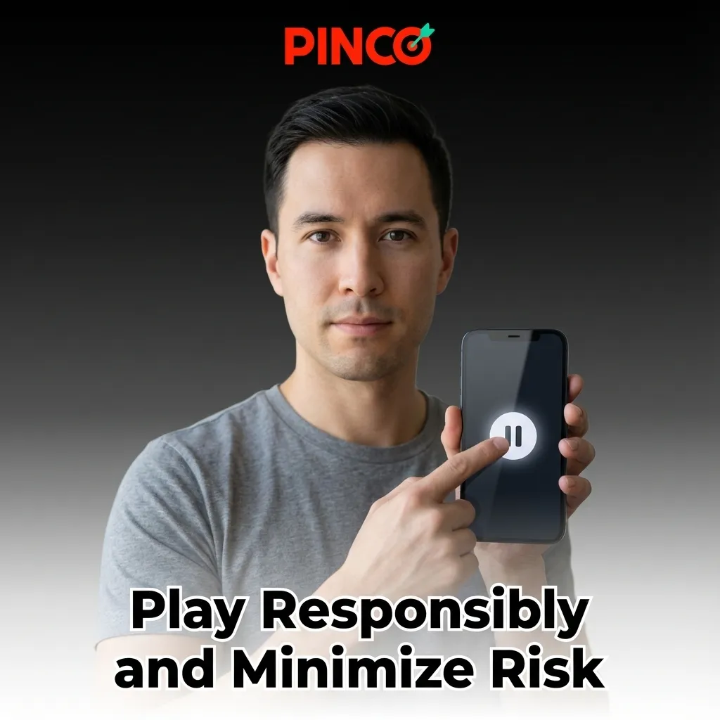 Responsible gambling concept showing budget planning, self-control tools, and support resources for safer play